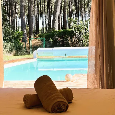 Sweetlandes, 11 Pers, Piscine Chauffee, Grand Jardin, Proche Plages Et Foret 빌라 메상주