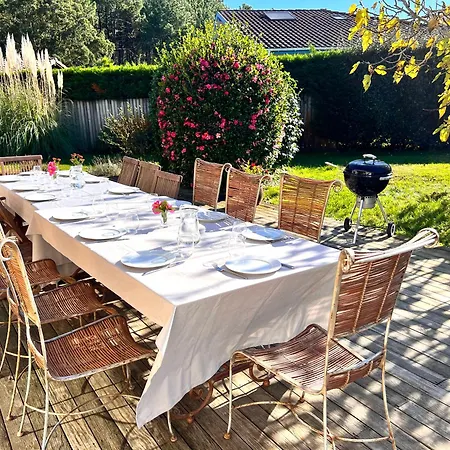 Sweetlandes, 11 Pers, Piscine Chauffee, Grand Jardin, Proche Plages Et Foret فيلة ميسانج